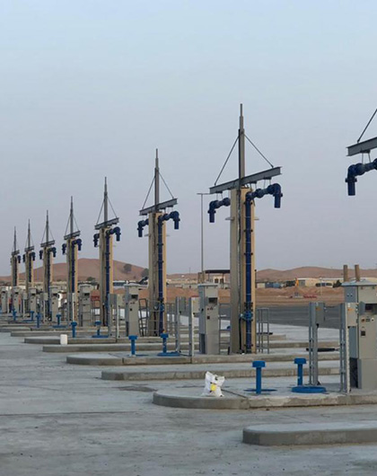 Tanker Filling Station at Al Ain Region