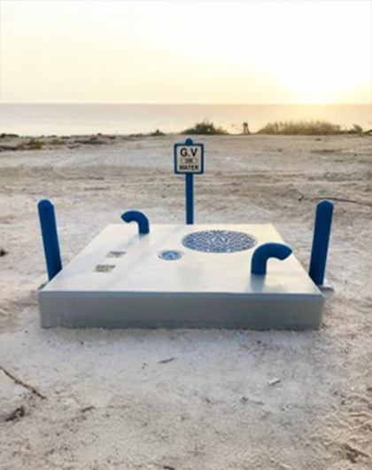 Water supply to coastal areas of Radeem, Harmiya and Shweihat 