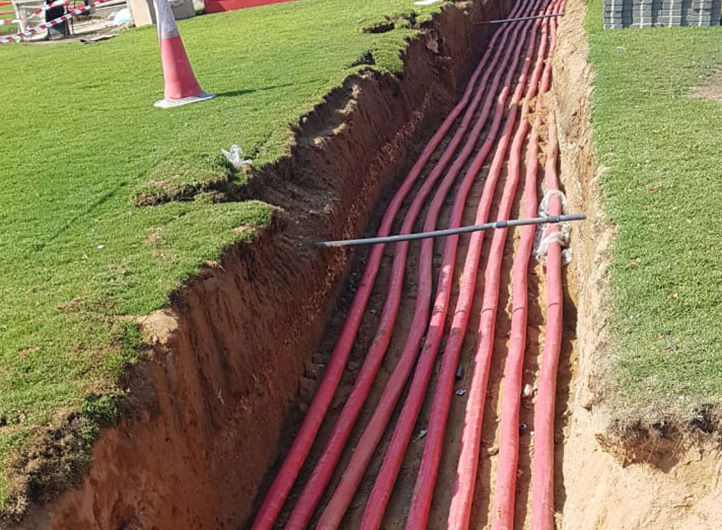 Installation of MV/LV Cables, Equipment & Digital Energy Meters.