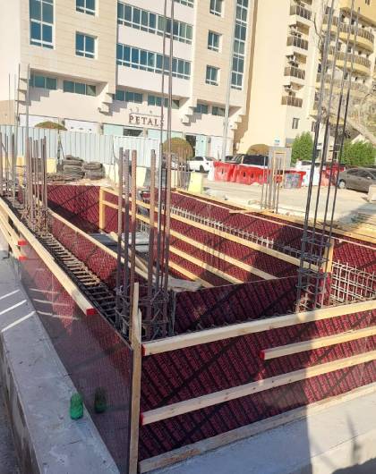 Implementation of rainwater drainage improvement works at the intersection of Sultan Bin Zayed Street with Sheikha Fatima Street Mubarak's daughter and the surrounding areas